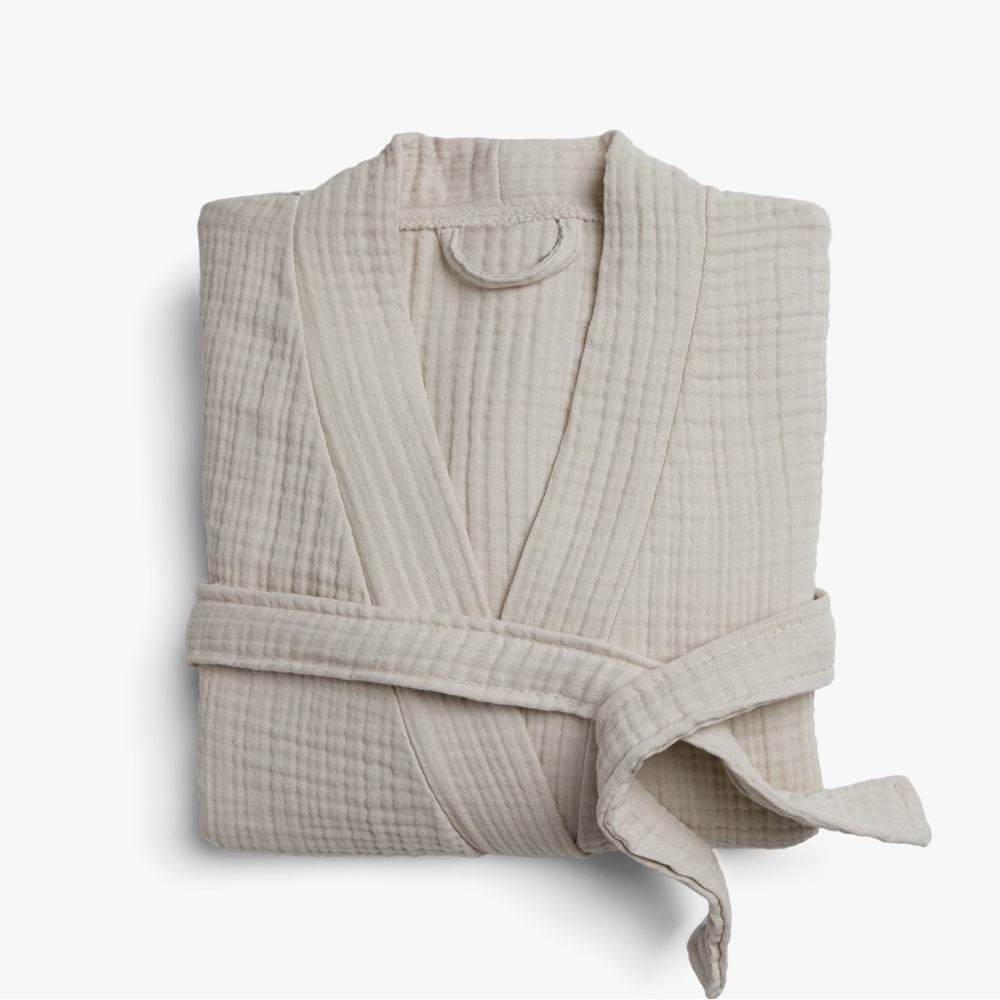 Parachute Home Cloud Cotton Robe - Bone XS